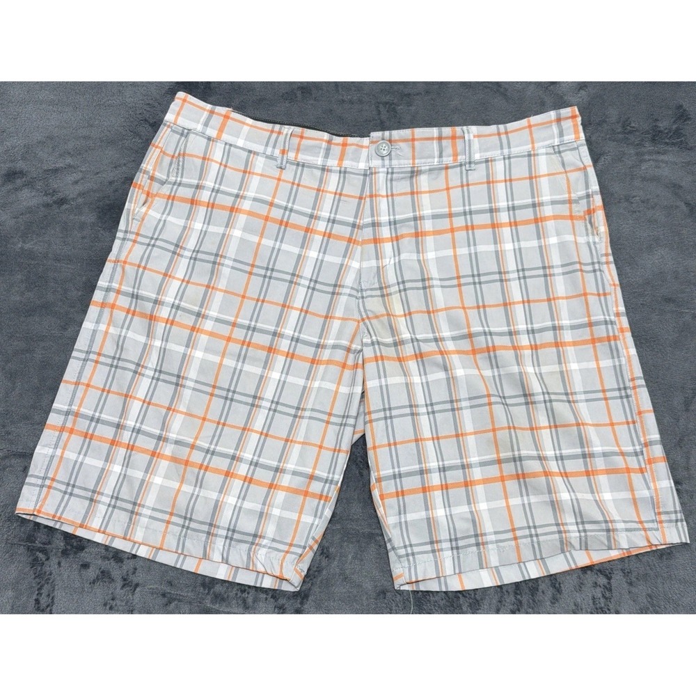 Ocean Pacific OPflex 4 Way Stretch Gray/Orange Board Shorts w/mesh. Sz. 40